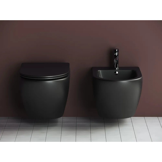 Инсталляция с подвесным унитазом ceramicanova Metropol Rimless CN4002MB_1002CH_1000 фото 10