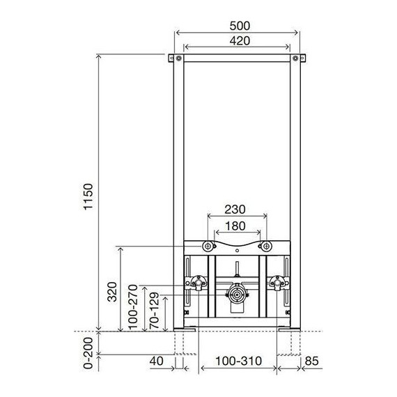 Инсталляция для биде Oli Sanitarblock 136078 фото 3