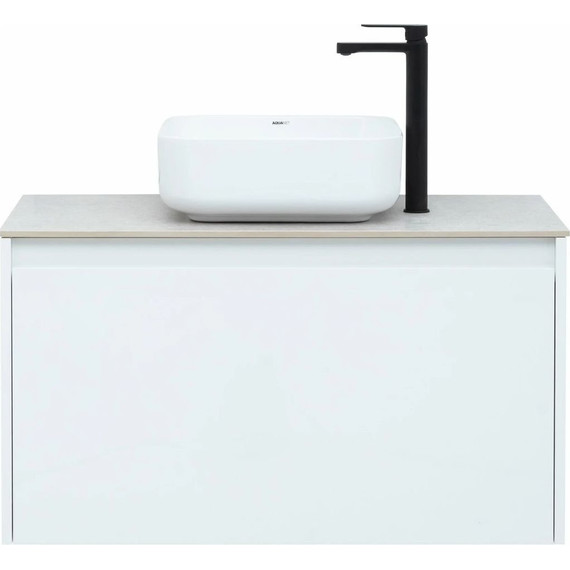 Тумба подвесная со столешницей Aquanet Nova Lite 90 см 242257 (1 ящик) белый, Цвет фасада: белый фото 6