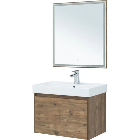 Зеркало Aquanet Nova Lite 75 см 249513, дуб рустикальный фото 5