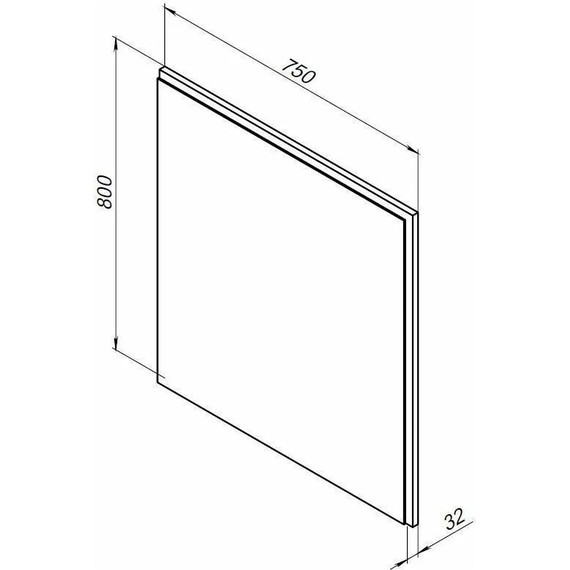 Зеркало Aquanet Nova Lite 75 см 249513, дуб рустикальный фото 8