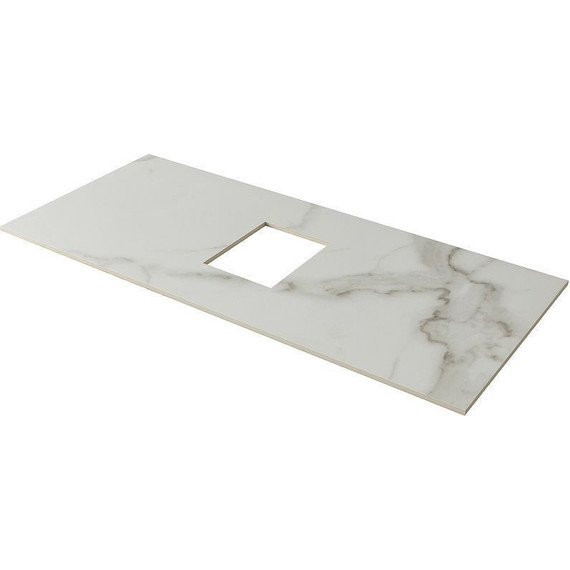 Тумба подвесная со столешницей Aquanet Nova Lite 100 см 242581 (2 ящика) белый, Цвет фасада: белый фото 4