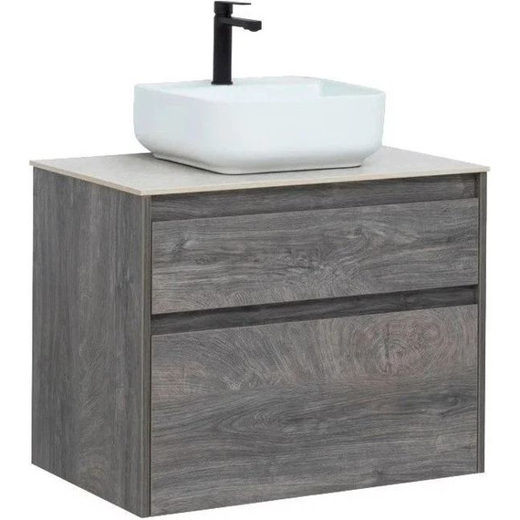 Тумба подвесная со столешницей Aquanet Nova Lite 60 см 242577 (2 ящика) дуб рошелье, Цвет фасада: дуб рошелье фото 13