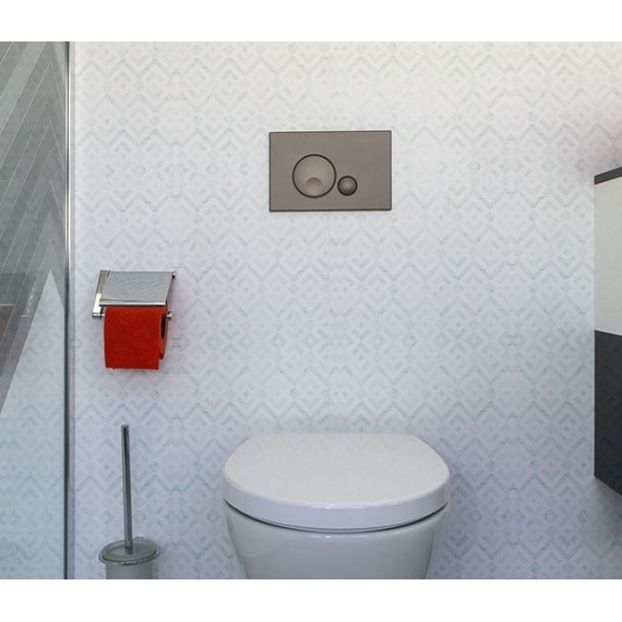 Кнопка смыва Oli Globe (механическая) 152953, серый матовый фото 2