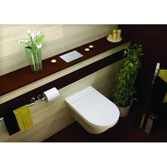 Кнопка смыва Oli Karisma (пневматическая) 641006, хром матовый фото 2