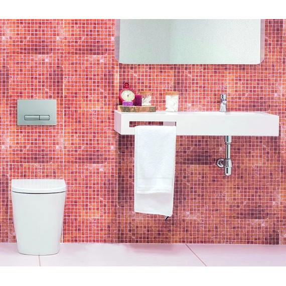 Кнопка смыва Oli Glam OLIpure (механическая) 139180, хром матовый фото 2