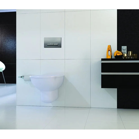 Кнопка смыва Oli Glam OLIpure (механическая) 139180, хром матовый фото 3