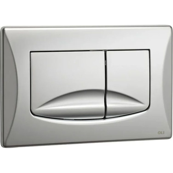 Кнопка смыва Oli River Dual (механическая) 638506, хром матовый фото 2