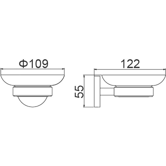 Мыльница Timo Saona 13021/18, цвет чёрное золото фото 4