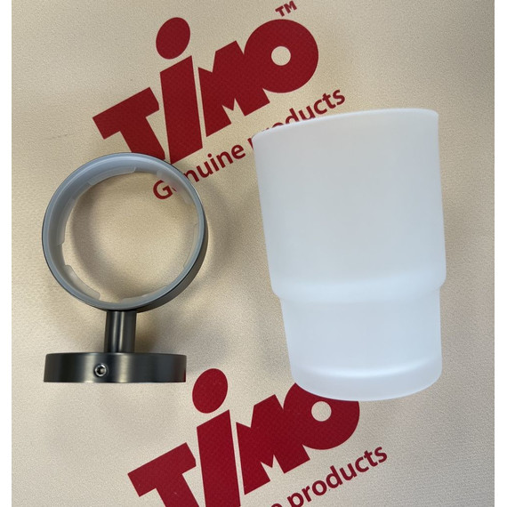 Стакан для зубных щеток Timo Saona 13031/18, цвет чёрное золото - 3 Стакан для зубных щеток Timo Saona 13031/18, цвет чёрное золото фото 3