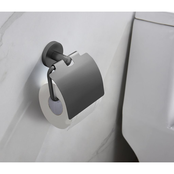 Держатель для туалетной бумаги Timo Saona 13042/18, цвет чёрное золото фото 2