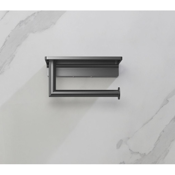 Держатель для туалетной бумаги Timo Selene 13043/18, чёрное золото фото 3