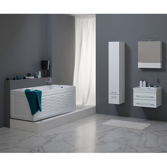 Пенал подвесной Aquanet Верона 30 см 187781 L, белый - 2 Пенал подвесной Aquanet Верона 30 см 187781 L, белый фото 2