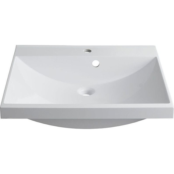 Тумба подвесная с раковиной Aquanet Верона 58 см 272423 (раковина Нота 58) белый матовый фото 2