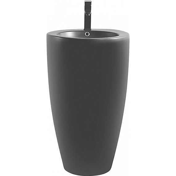 Раковина напольная Azario Comella 50 см AZ-311MB, черный матовый - 2 Раковина напольная Azario Comella 50 см AZ-311MB, черный матовый фото 2