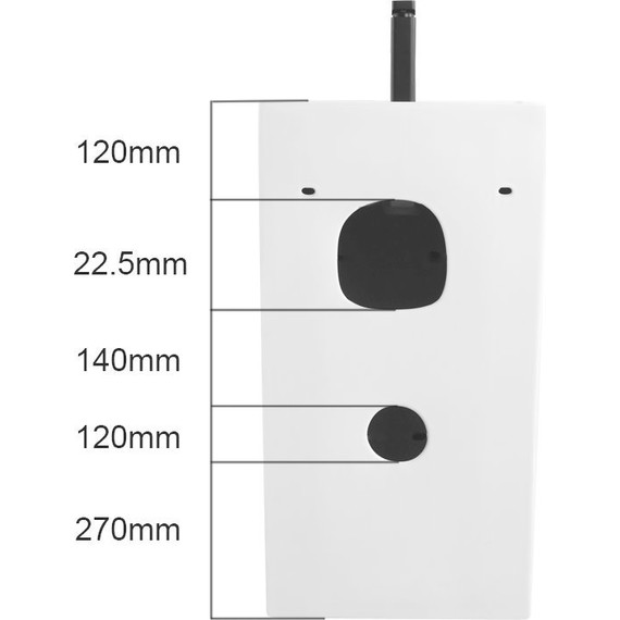 Раковина напольная Azario Comella 48 см AZ-314 фото 4