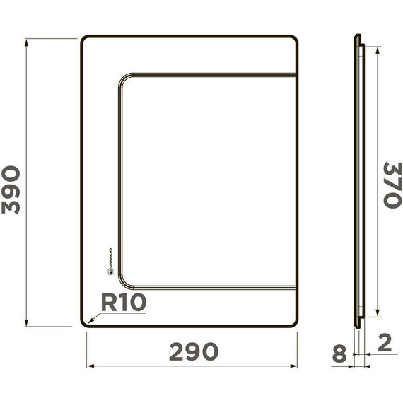 Разделочная доска Omoikiri CB-Basic-370 WD 4999102, дуб фото 2