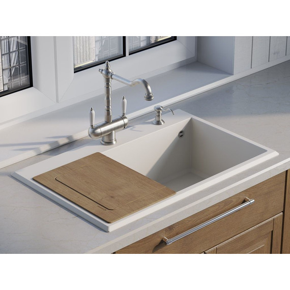 Разделочная доска Omoikiri CB-Basic-380 WD 4999103, дуб фото 2