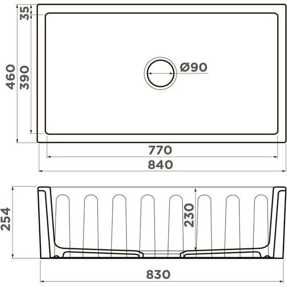 Кухонная мойка Omoikiri Mikura 83 WH 4997080, белый, Цвет производителя: белый - 2 Кухонная мойка Omoikiri Mikura 83 WH 4997080, белый, Цвет производителя: белый фото 2