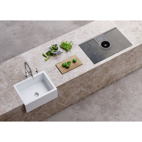 Кухонная мойка Omoikiri Mikura 61 WH 4997068, белый, Цвет производителя: белый - 2 Кухонная мойка Omoikiri Mikura 61 WH 4997068, белый, Цвет производителя: белый фото 2