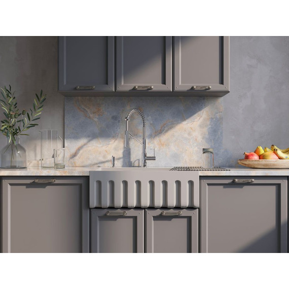 Кухонная мойка Omoikiri Mikura 76 WH 4997074, белый, Цвет производителя: белый - 2 Кухонная мойка Omoikiri Mikura 76 WH 4997074, белый, Цвет производителя: белый фото 2