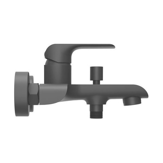 Смеситель для ванны Ravak Flat - FL 022.20/150 X070175, чёрный матовый фото 2