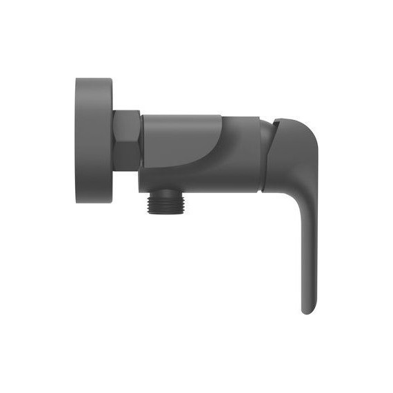 Смеситель для душа Ravak Flat - FL 032.20/150 X070177, чёрный матовый фото 2