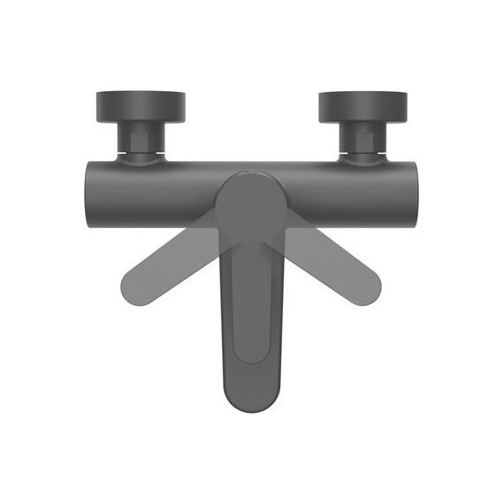 Смеситель для ванны Ravak Puri X070185, чёрный матовый фото 2