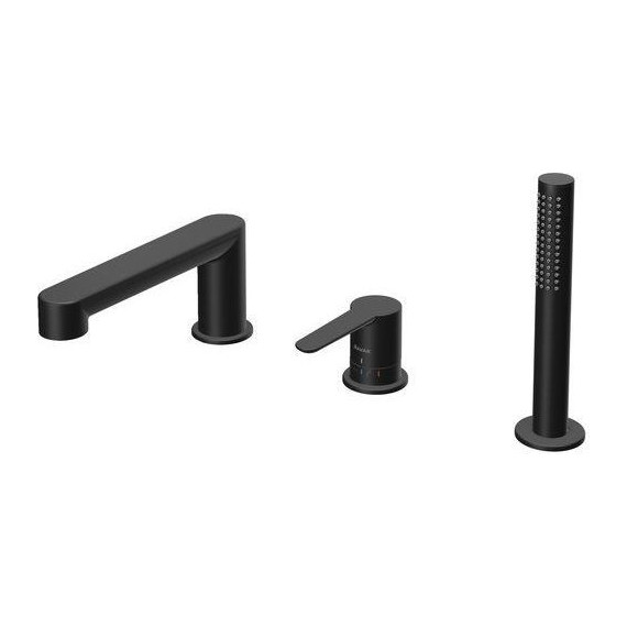 Смеситель для ванны Ravak Puri X070186, чёрный матовый фото 2