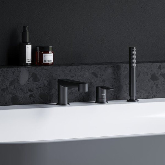 Смеситель для ванны Ravak Puri X070186, чёрный матовый фото 3