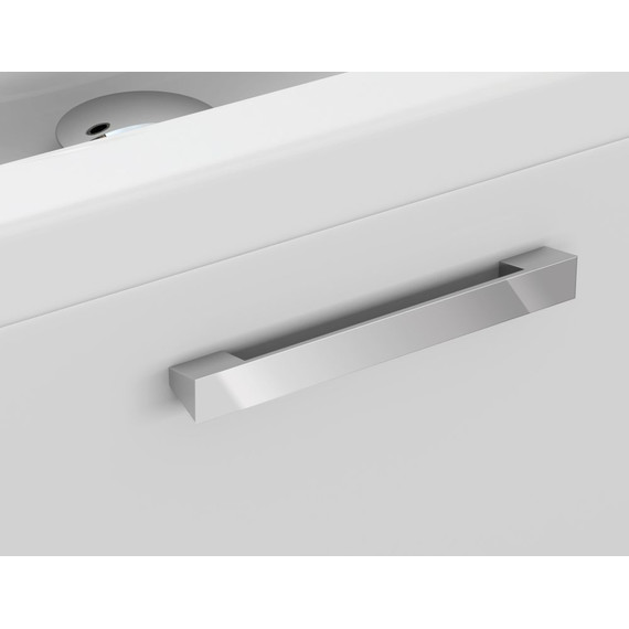 Тумба подвесная/напольная с раковиной Cersanit Melar 60 см 64128, белый фото 5