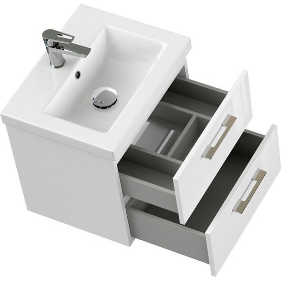 Тумба подвесная с раковиной Cersanit Lara 50 см 64131 фото 8