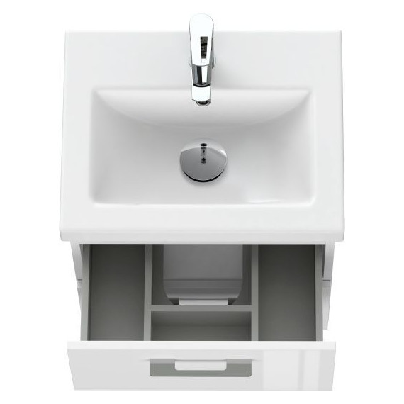 Тумба подвесная с раковиной Cersanit Lara 50 см 64131 фото 10