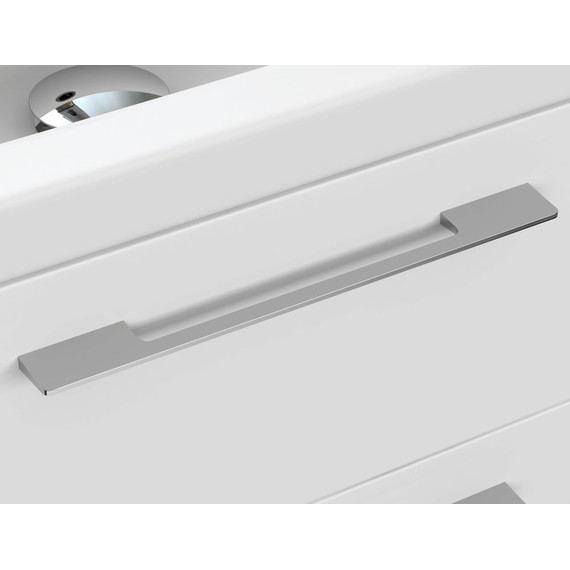 Тумба подвесная с раковиной Cersanit Lara 80 см 64137, 2 ящика, белый - 5 Тумба подвесная с раковиной Cersanit Lara 80 см 64137, 2 ящика, белый фото 5