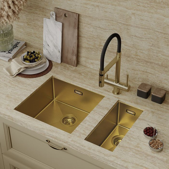 Кухонная мойка Iddis Edifice EDI21B0i77 1 мм, золото матовое фото 11