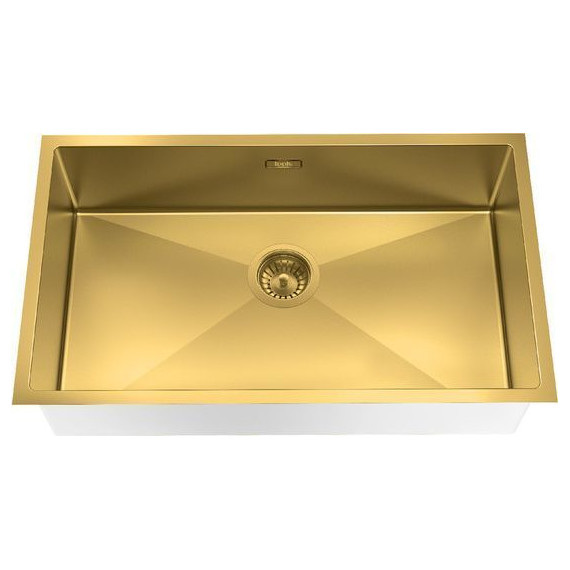 Кухонная мойка Iddis Edifice EDI74B0i77 1,2 мм, золото матовое фото 2