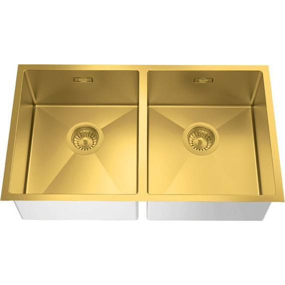 Кухонная мойка Iddis Edifice EDI75B2i77 1,2 мм, золото матовое фото 2