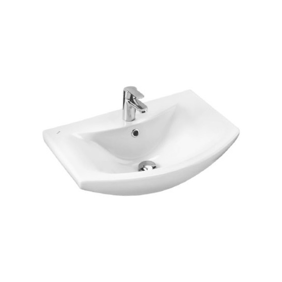 Тумба напольная с раковиной Mirsant Оптима 60 см, белый фото 2