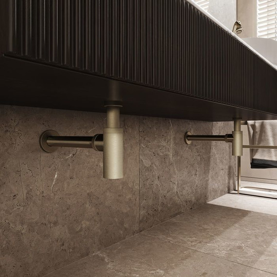 Сифон для умывальника Iddis Optima Home OPTBR00i84, бронза фото 2