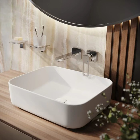 Смеситель для раковины настенный Iddis Slide SLISB00i65 фото 2