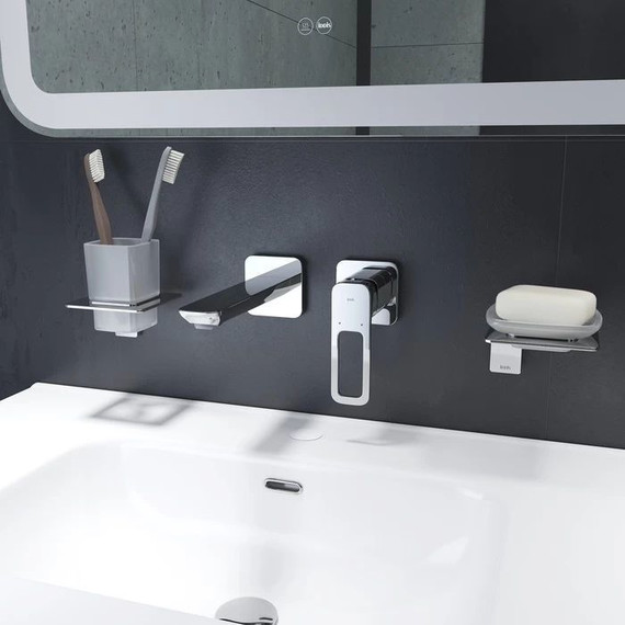 Смеситель для раковины настенный Iddis Slide SLISB00i65 фото 3