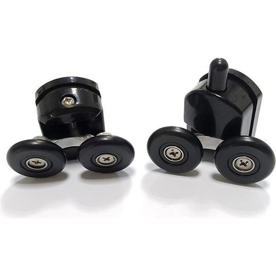 Душевое ограждение Abber Schwarzer Diamant 100х100 см AG30100BH-S100B-S100B, черный/прозрачное фото 3