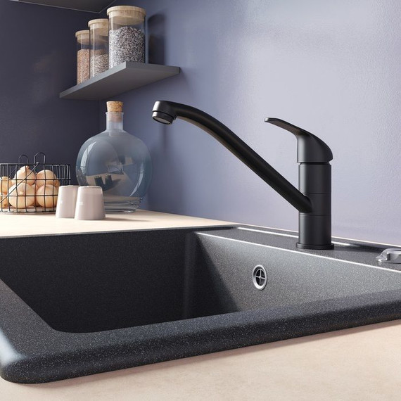 Смеситель для кухни Milardo Meal M02BLR0M05, черный матовый фото 7