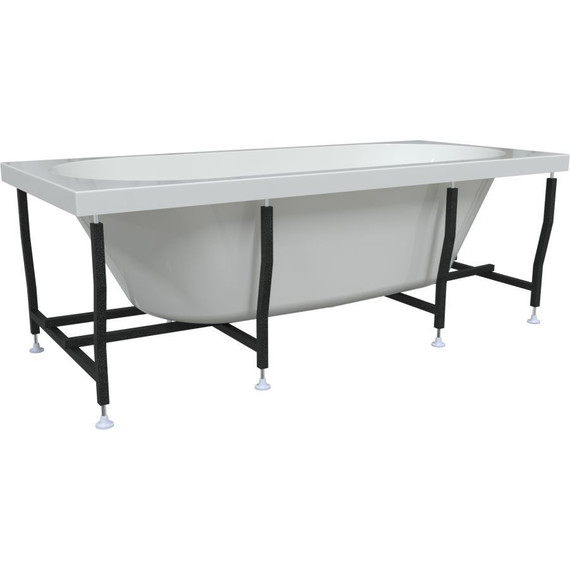 Ванна акриловая Радомир Вальс 200x100 см с каркасом (в комплекте каркас и сифон), Размер - мм: 2000х1000 - 6 Ванна акриловая Радомир Вальс 200x100 см с каркасом (в комплекте каркас и сифон), Размер - мм: 2000х1000 фото 6