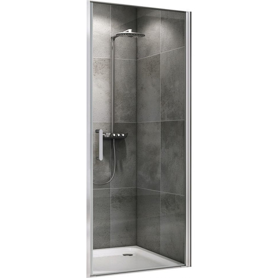 Душевая дверь Abber Sonnenstrand 80 см AG04080, хром/прозрачное - 3 Душевая дверь Abber Sonnenstrand 80 см AG04080, хром/прозрачное фото 3