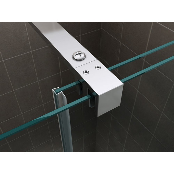 Душевая перегородка Abber Komfort 120 см AG09120 (стекло 8 мм), хром/прозрачное - 2 Душевая перегородка Abber Komfort 120 см AG09120 (стекло 8 мм), хром/прозрачное фото 2