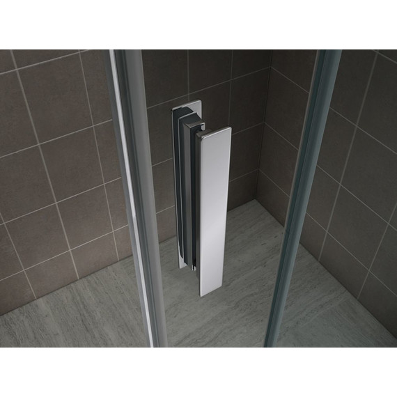 Душевая перегородка Abber Komfort 120 см AG09120 (стекло 8 мм), хром/прозрачное - 4 Душевая перегородка Abber Komfort 120 см AG09120 (стекло 8 мм), хром/прозрачное фото 4