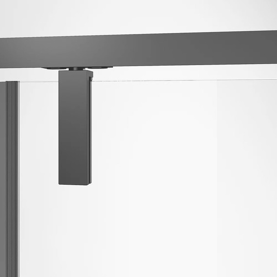 Душевое ограждение Veconi Rovigo 120x70 см RV034B-12070-01-C7, чёрный/прозрачное - 4 Душевое ограждение Veconi Rovigo 120x70 см RV034B-12070-01-C7, чёрный/прозрачное фото 4