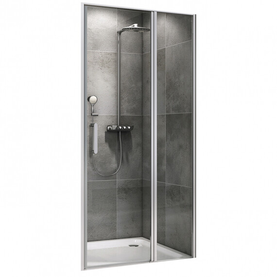 Душевая дверь Abber Sonnenstrand 120 см AG04120S, хром/прозрачное фото 