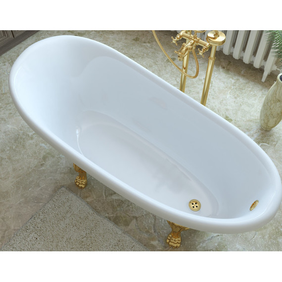 Ванна отдельностоящая Эстет Марсель 160х80 см ФР-00011772 - 4 Ванна отдельностоящая Эстет Марсель 160х80 см ФР-00011772 фото 4